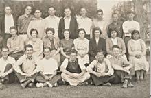 Dave Brubeck Ione Union High School Senior Class Photo  1937 (front row 2nd from LHS)  