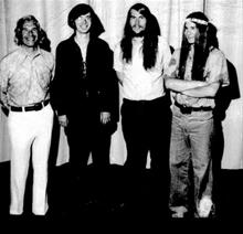 Southern Methodist University, Dallas, 1970's. Dave, Darius, Chris and Danny. 