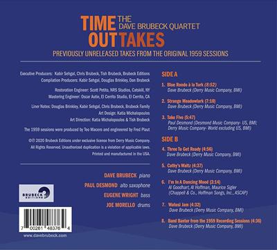 Time OutTakes  - Time OutTakes back album cover 