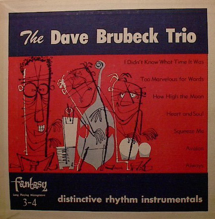 Dave Brubeck Trio,Vol.3 - Album cover 