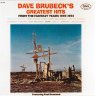 Dave Brubeck Greatest Hit, From the Fantasy Years, 1949-1954 - LP