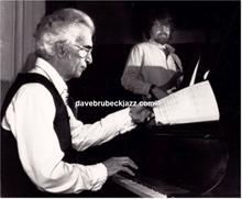 Dave and Chris Brubeck, circa 1985.