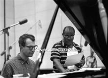 Dave and Louis Armstrong recording 'The Real Ambassadors', September 1961. 