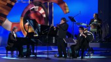 Darius, Chris, Matthew and Danny performing 'Blue Rondo a la Turk' at Kennedy Center Awards, Dec 6 2009.