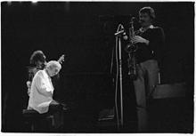 Dave, Chris and Jerry Bergonzi, Paris 1981 (Image courtesy and copyright  Diana Wilko Mauli, Hans Mauli) 