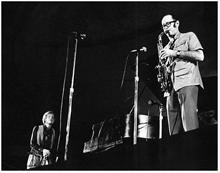 1970, Schaefer Music Festival, Central Park, NYC, Paul Desmond, Gerry Mulligan (Courtesy Jan Lombardi)