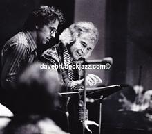 Image used by Denver Post, April 1974. Dave with Alan Miller, associate conductor of The Denver Symphony Orchestra. 
