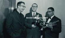 Dave, Joe Morello with Dizzy Gillespie, circa 1959