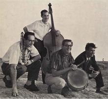 Paul Desmond, Norman Bates, Joe Dodge, Dave Brubeck circa 1956