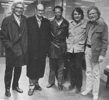 Dave, Paul, Alan Dawson, Jack Six, Gerry Mulligan - circa 1970 