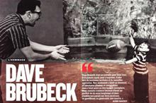 Image used in French Jazz magazine after Dave's death - shows Dave and Danny playing at home.