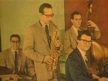 Dave Brubeck Quartet - Joe Dodge, Paul Desmond, Ron Crotty and Dave Brubeck, circa 1955