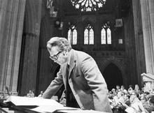 Concert preparation at New York Cathedral