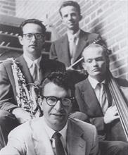 1953, Dave Brubeck Quartet.  Dave Brubeck, Paul Desmond, Lloyd Davis and Ron Crotty