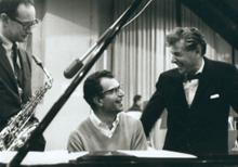 Paul Desmond, Dave Brubeck and Leonard Bernstein