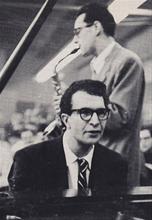 Dave Brubeck and Paul Desmond,1950's, image used on Fantasy EP 4011 cover 