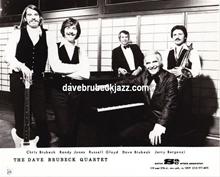 Dave Brubeck Quartet. Chris Brubeck, Randy Jones, manager Russell Gloyd, Dave Brubeck and Jerry Bergonzi