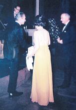 Predident Johnson and the First Lady greeting Dave to the White House on April 14th 1964, for a dinner in honour of King Hussein I.
