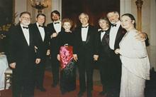Russia, 1988 with President Reagan and Nancy Reagan, Bill Smith, Chris Brubeck, Randy Jones, Russell Gloyd and Iola Brubeck 