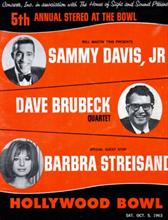 Hollywood Concert Bowl - 1963 with Sammy Davis, JR and Barbara Streisand   