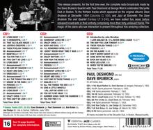 The Complete Storyville Broadcasts  - CD back cover 