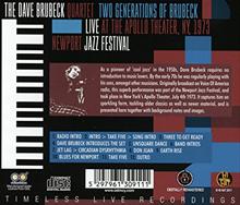 Live At The Apollo Theater, New York, Newport Jazz Festival  - CD back cover 