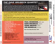 Countdown: Time ln Outer Space - CD back cover - American Jazz Classics