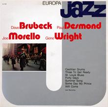 Someday My Prince Will Come, A Jazz Hour with the Dave Brubeck Quartet  - Europa Jazz LP (see notes) 