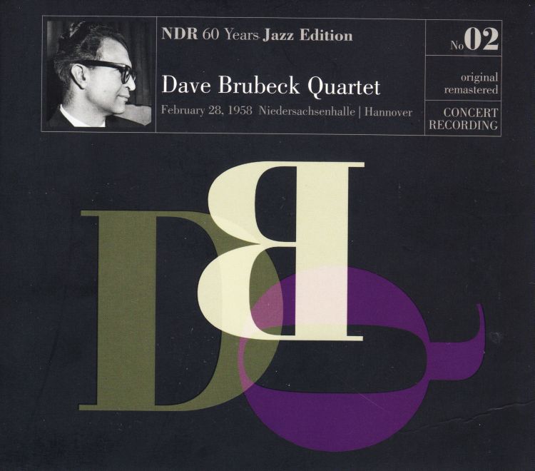 Dave Brubeck Quartet, Hannover 1958 - CD & LP cover 